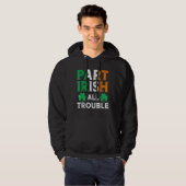 Deel Irish All TroubIe Funny St Patrick's Day Matc Hoodie (Voorkant volledig)