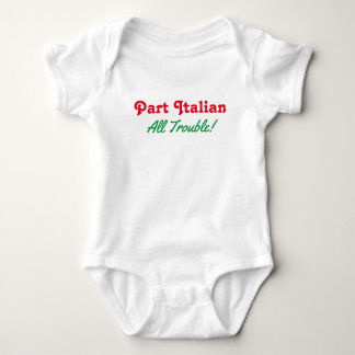 Deel Italiaans Al Trouble Baby Bodysuit
