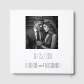 "Deel je liefde, laat je stempel achter" Custom Gastenboek (Achterkant)