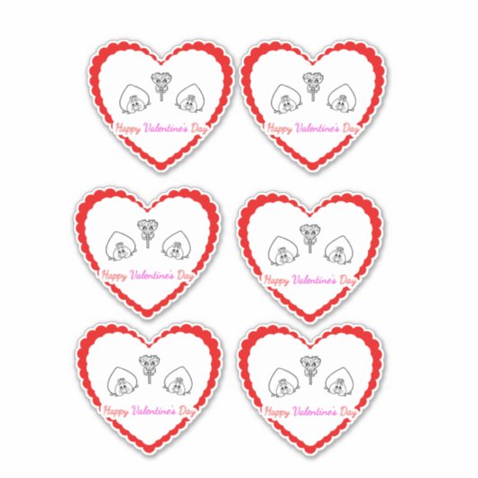 Deel je liefde! sticker (Voorkant)