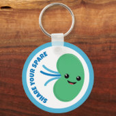 Deel je Spare Sleutelhanger, Donatie van de nier Sleutelhanger (Voorkant)