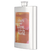 Deel je talent met de wereld flacon (Links)