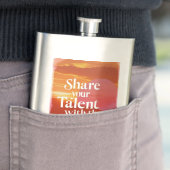 Deel je talent met de wereld flacon (Voorbeeld)