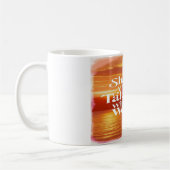 Deel je talent met de wereld koffiemok (Links)