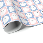 Deel Kawaii Little Ghosts Cadeaupapier (Rol Hoek)