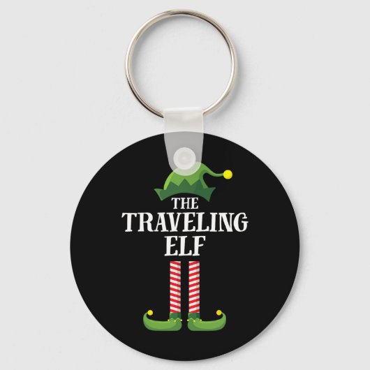Deel kerstmis van Elf Matching Family Sleutelhanger (Voorkant)