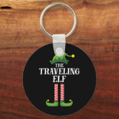 Deel kerstmis van Elf Matching Family Sleutelhanger (Voorkant)