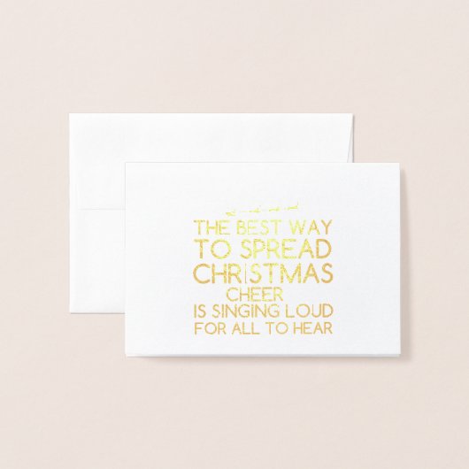 DEEL KERSTVREUGDE FOLIE KAARTEN (Voorkant met envelop)