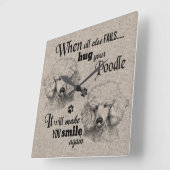 Deel kunst wanneer alles mislukt, quote vierkante klok (Hoek)