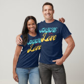 Deel Liefde grappig T-shirt (Unisex)