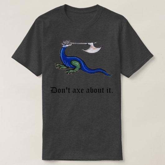 Deel niet over het middeleeuwse ontwerp van de woo t-shirt (Design voorkant)