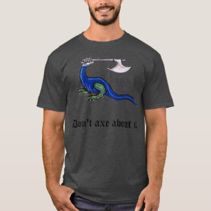 Deel niet over het middeleeuwse ontwerp van de woo t-shirt