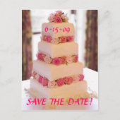 Deel onze liefde-save de datum aankondigingskaart (Voorkant)