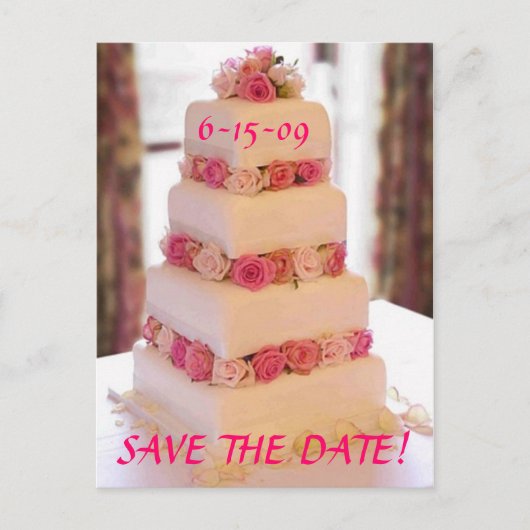 Deel onze liefde-save de datum aankondigingskaart (Voorkant)