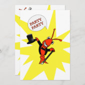 Deel Party Crawfish/Lobster-uitnodigingen Kaart (Voorkant / Achterkant)