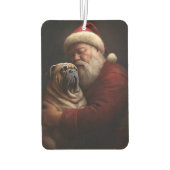 Deel Pei met Kerstman Feestelijke Kerstmis Luchtverfrisser (Achterkant)