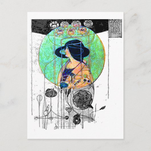 Deel Seen - Deel voorgesteld door Charles R. Macki Briefkaart (Voorkant)