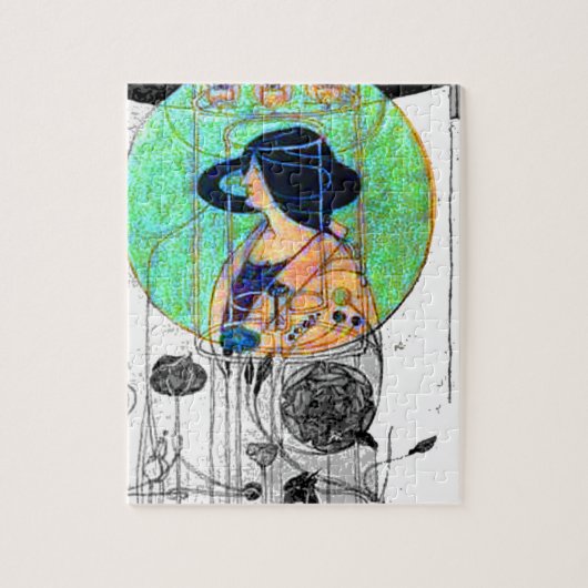 Deel Seen - Deel voorgesteld door Charles R. Macki Legpuzzel (Verticaal)