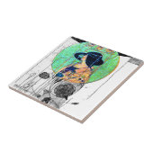 Deel Seen - Deel voorgesteld door Charles R. Macki Tegeltje (Zijkant)