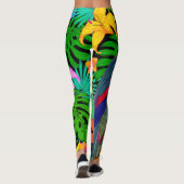 DEEL TROPISCHE VOGELS LEGGINGS (Achterkant)