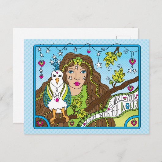 Deel Uw Licht_ Briefkaart (Voorkant / Achterkant)