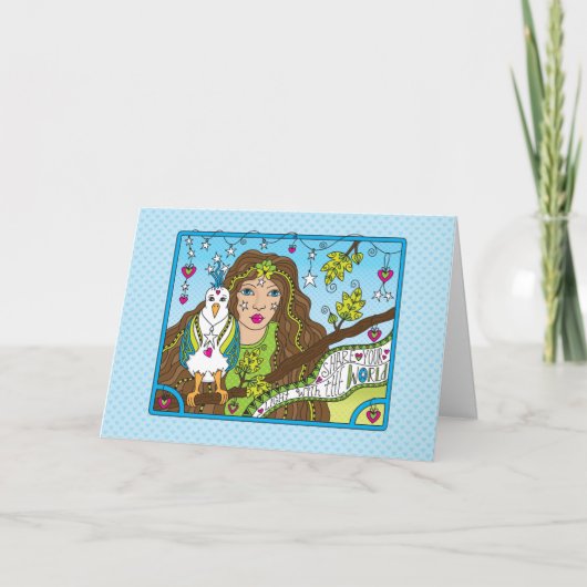 Deel Uw Licht_Wenskaart Kaart (Voorkant)