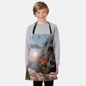 Deel uw lunch met een gorilla, Kinder Schort (Gedragen)