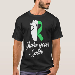 Deel uw reservehart orgaandonor t-shirt