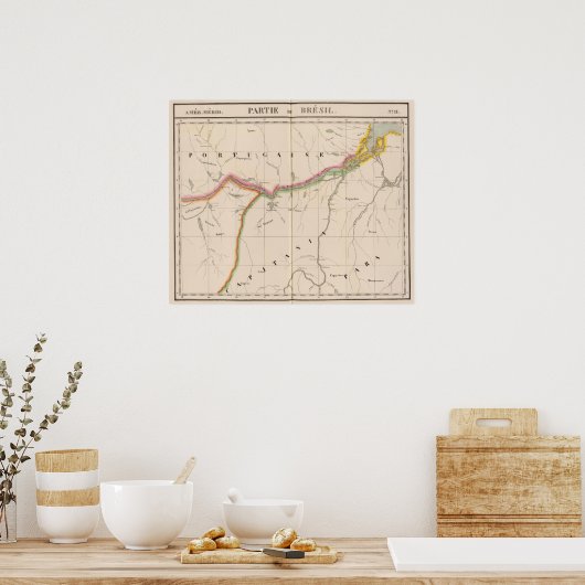 Deel van Brazilië 11 Poster (Keuken)