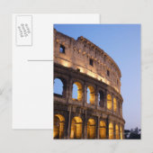 Deel van Colosseum bij de schemering Briefkaart (Voorkant / Achterkant)