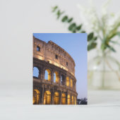 Deel van Colosseum bij de schemering Briefkaart (Staand voorkant)