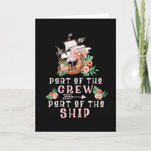 deel van de bemanning van het schip kaart (Voorkant)