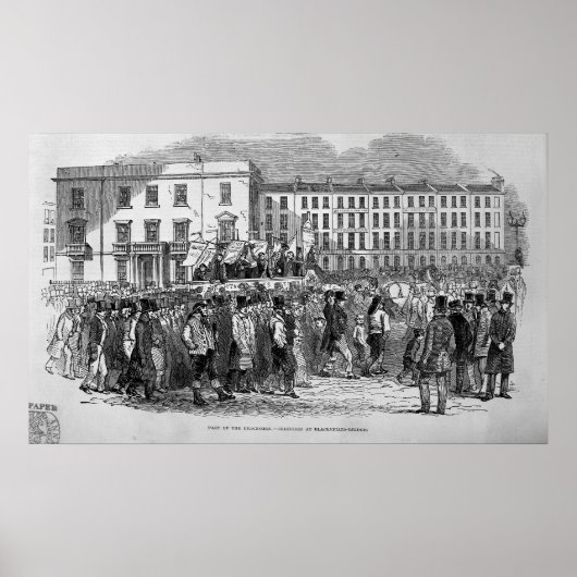 Deel van de Chartist-concessieovereenkomst Poster (Voorkant)