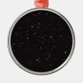 Deel van de hemel met meer dan 45.000 sterrenstels metalen ornament (Voorkant)