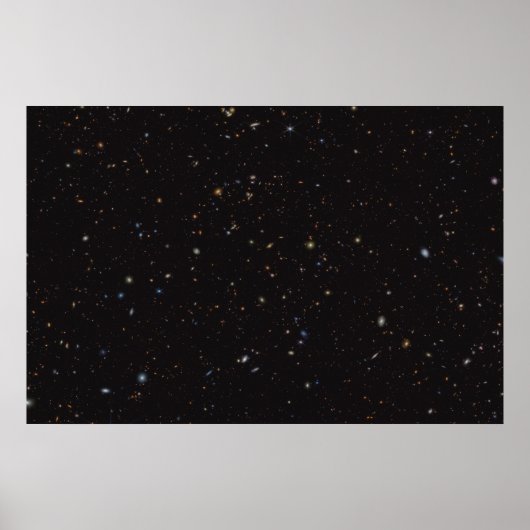 Deel van de hemel met meer dan 45.000 sterrenstels poster (Voorkant)