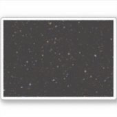 Deel van de hemel met meer dan 45.000 sterrenstels sticker (Voorkant)