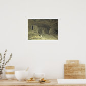 Deel van de Kanaree Caves, Salsette, bord 62 van Poster (Keuken)