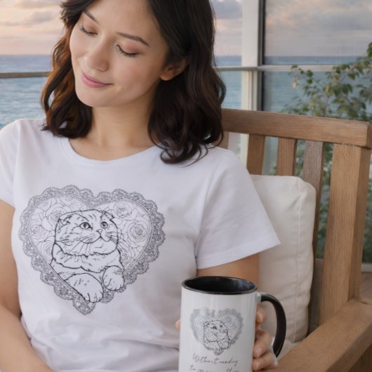 Deel van de Line Art Ritual Collectie Mok