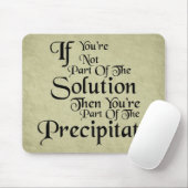 Deel van de neerslag Mousepad Muismat (Met muis)