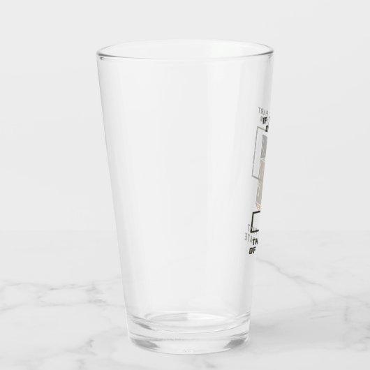 Deel van de precipitate Chemistry Teacher Gag Glas (Rechts)