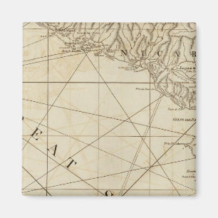 Deel van de provincies Costa Rica en Nicaragua Magneet