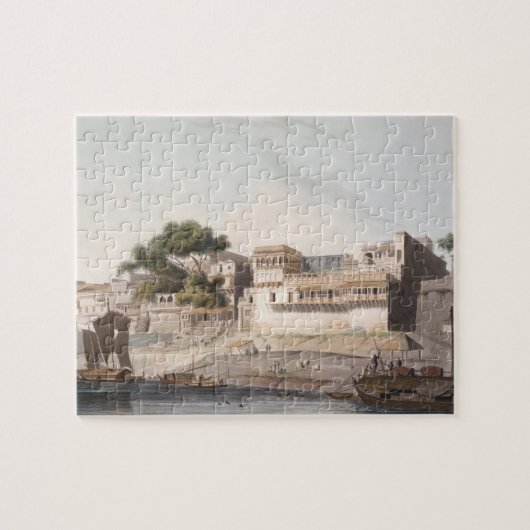 Deel van de stad Patna, op de Ganges, pl Legpuzzel (Horizontaal)