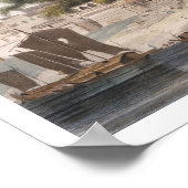 Deel van de stad Patna, op de Ganges, pl Poster (Hoek)