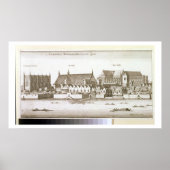 Deel van de stad Westminster, 1647 (graving) Poster (Voorkant)