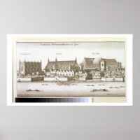 Deel van de stad Westminster, 1647 (graving)