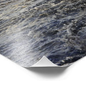 Deel van een olievlek in de Golf van Mexico Foto Afdruk (Hoek)