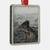 Deel van een olievlek in de Golf van Mexico Metalen Ornament (Rechts)