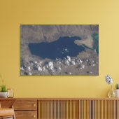 Deel van het dode Zee Canvas Afdruk (Insitu (Woonkamer))