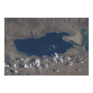 Deel van het dode Zee Foto Afdruk