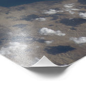 Deel van het dode Zee Foto Afdruk (Hoek)